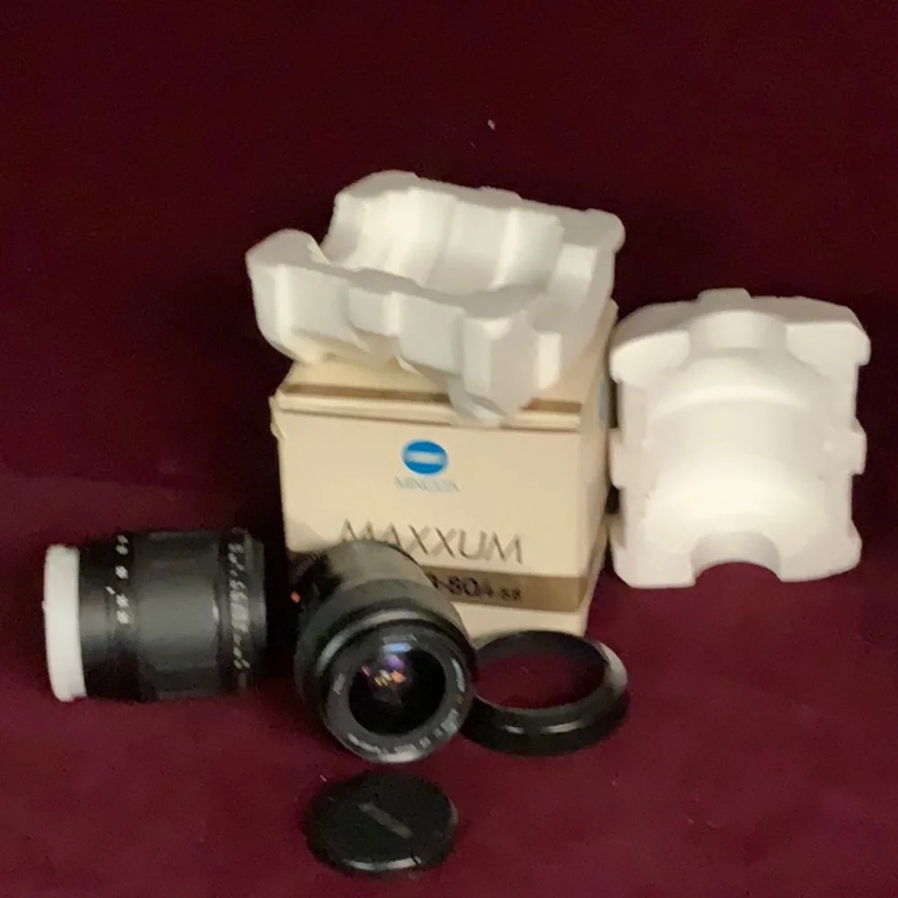 Minolta camera lens lots of 2.